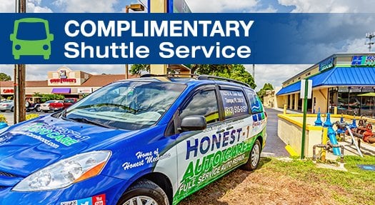 complimentray shuttle | Honest-1 Auto Care Tampa